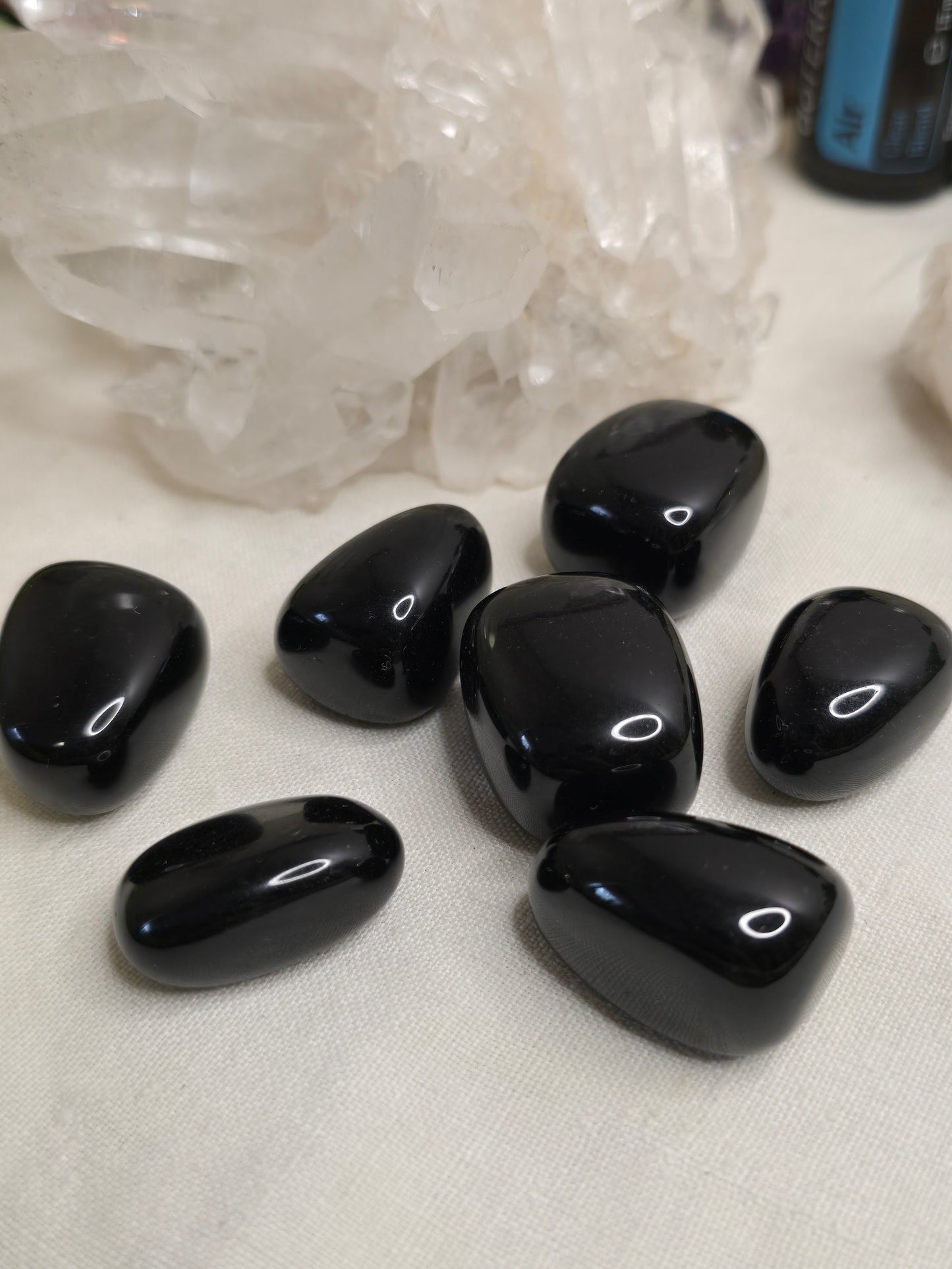 Obsidian Trommelstein – ca. 2–3 cm Natur-Unikat