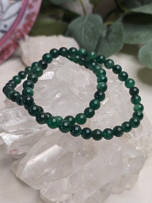 Armband Sternaventurin – 6 mm Kugeln, handgefertigt & maßgefertigt (XS–XL)