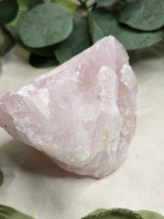 Rosenquarz Rohstein – 787 g Natur-Unikat