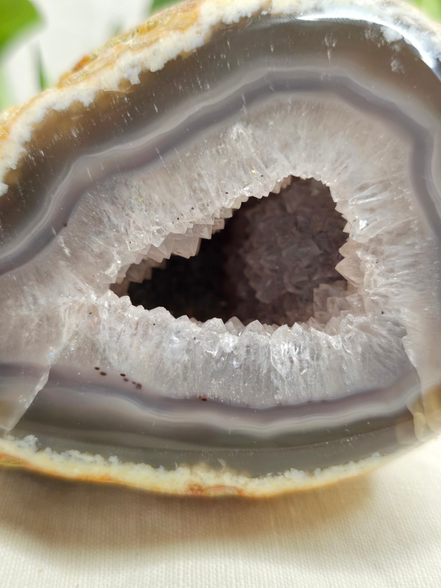 Achat Geode – Natur-Unikat 11 × 8 cm