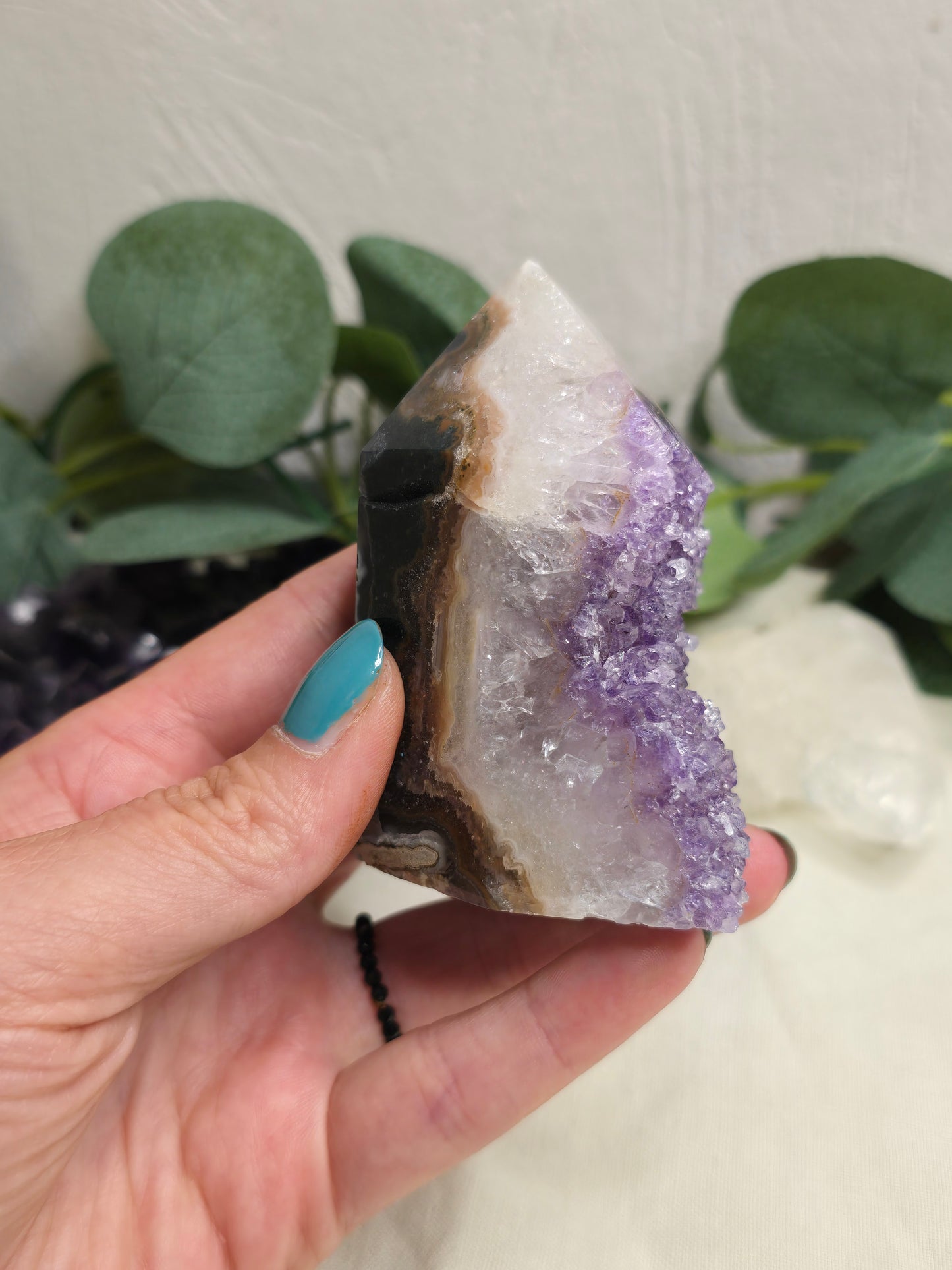 Amethyst Turm – Kristallspitze ca. 7 × 5,5 cm