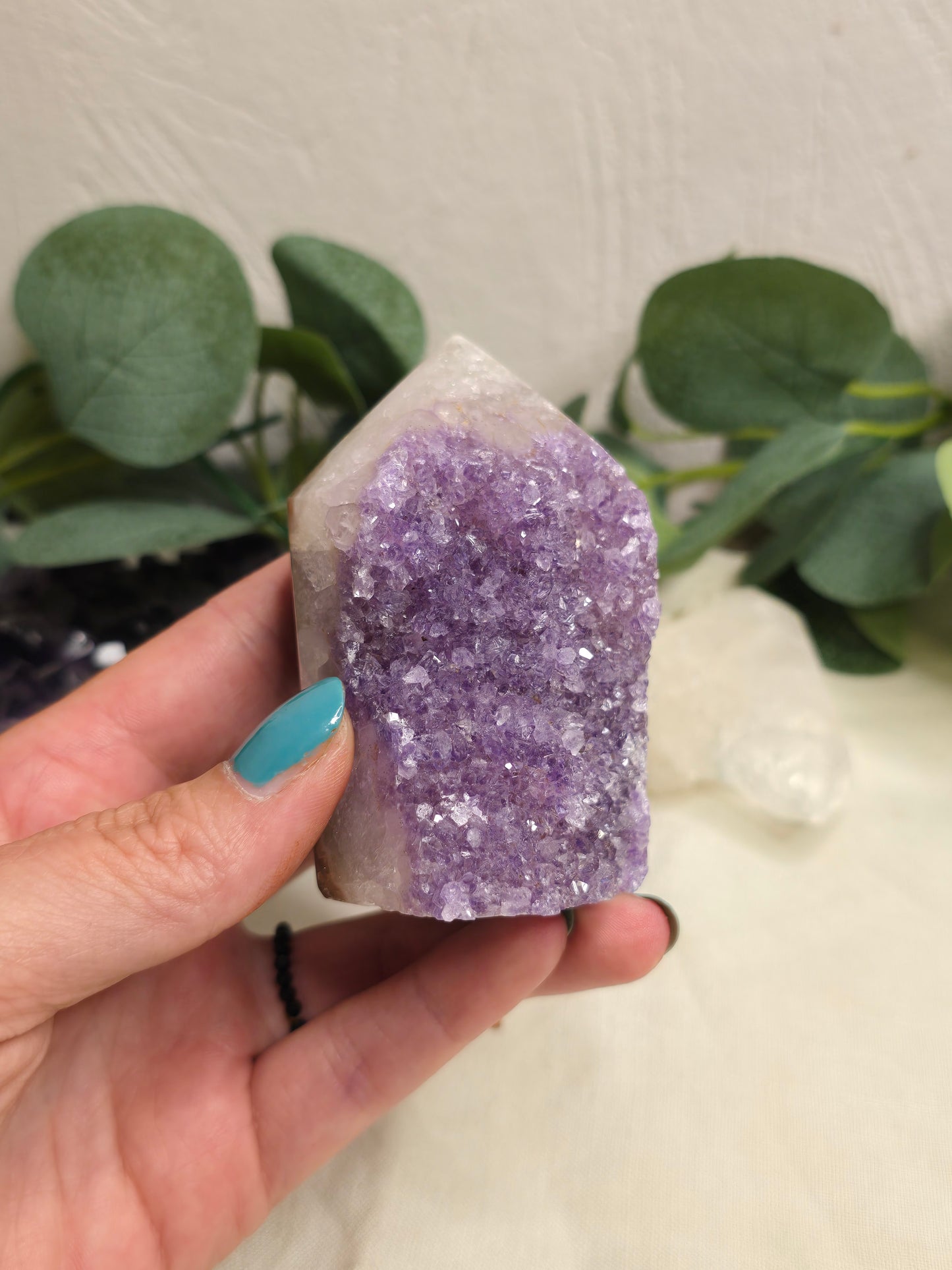 Amethyst Turm – Kristallspitze ca. 7 × 5,5 cm