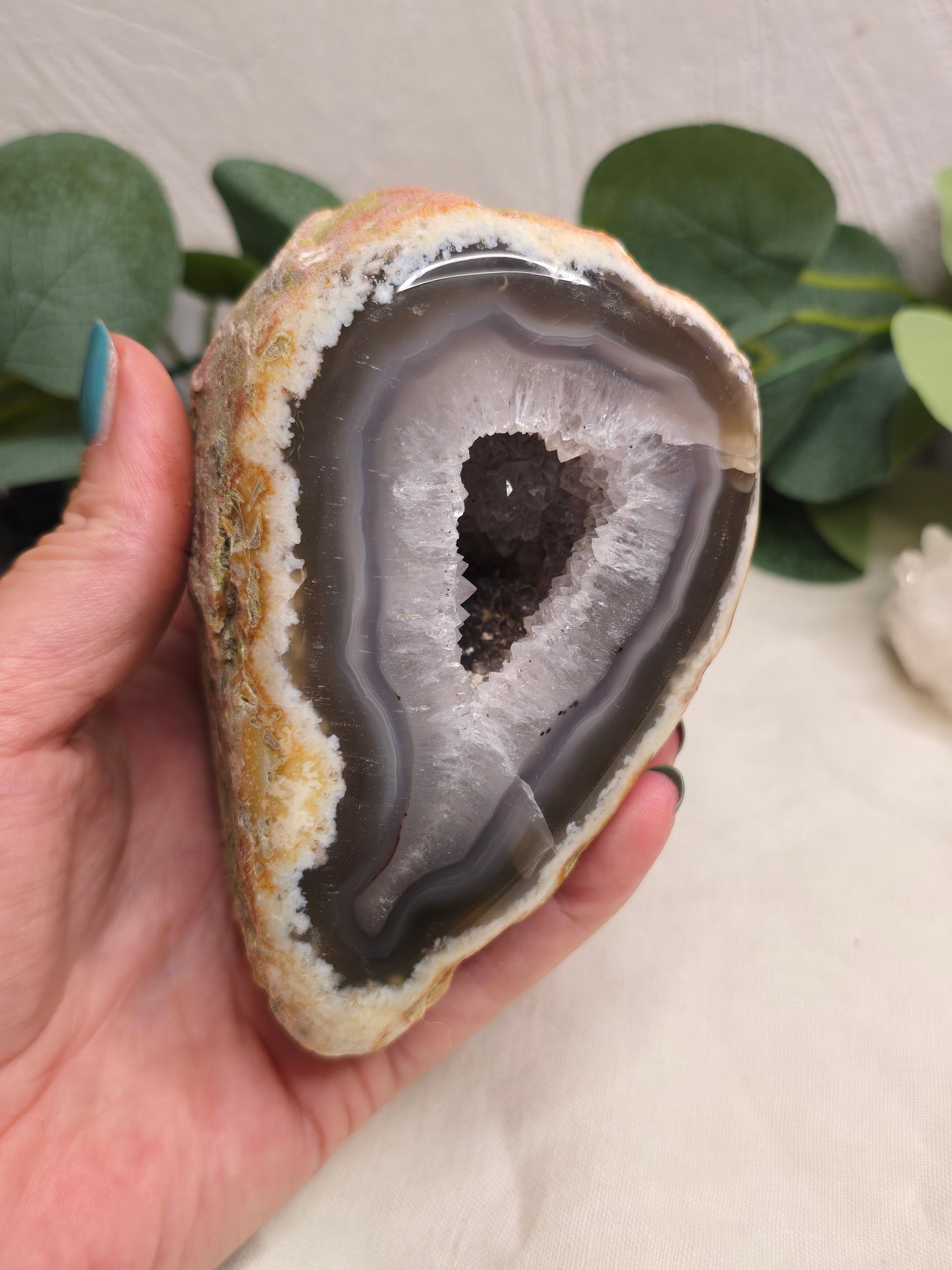 Achat Geode – Natur-Unikat 11 × 8 cm