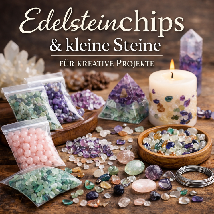 Edelsteinchips & kleine Steine