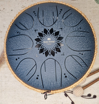 Medium Oktave Steel Tongue Drum - Navy Blue