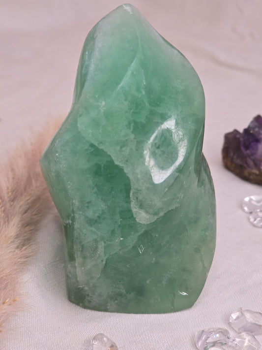 Fluoritflamme grün B-Ware