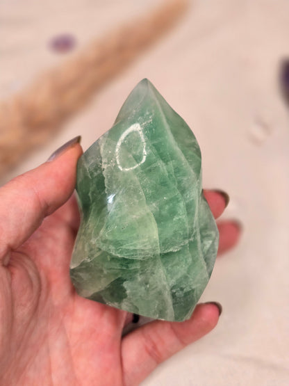 Fluoritflamme grün B-Ware