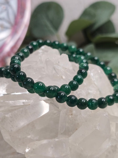 Armband Sternaventurin – 6 mm Kugeln, handgefertigt & maßgefertigt (XS–XL)