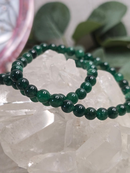 Armband Sternaventurin – 6 mm Kugeln, handgefertigt & maßgefertigt (XS–XL)