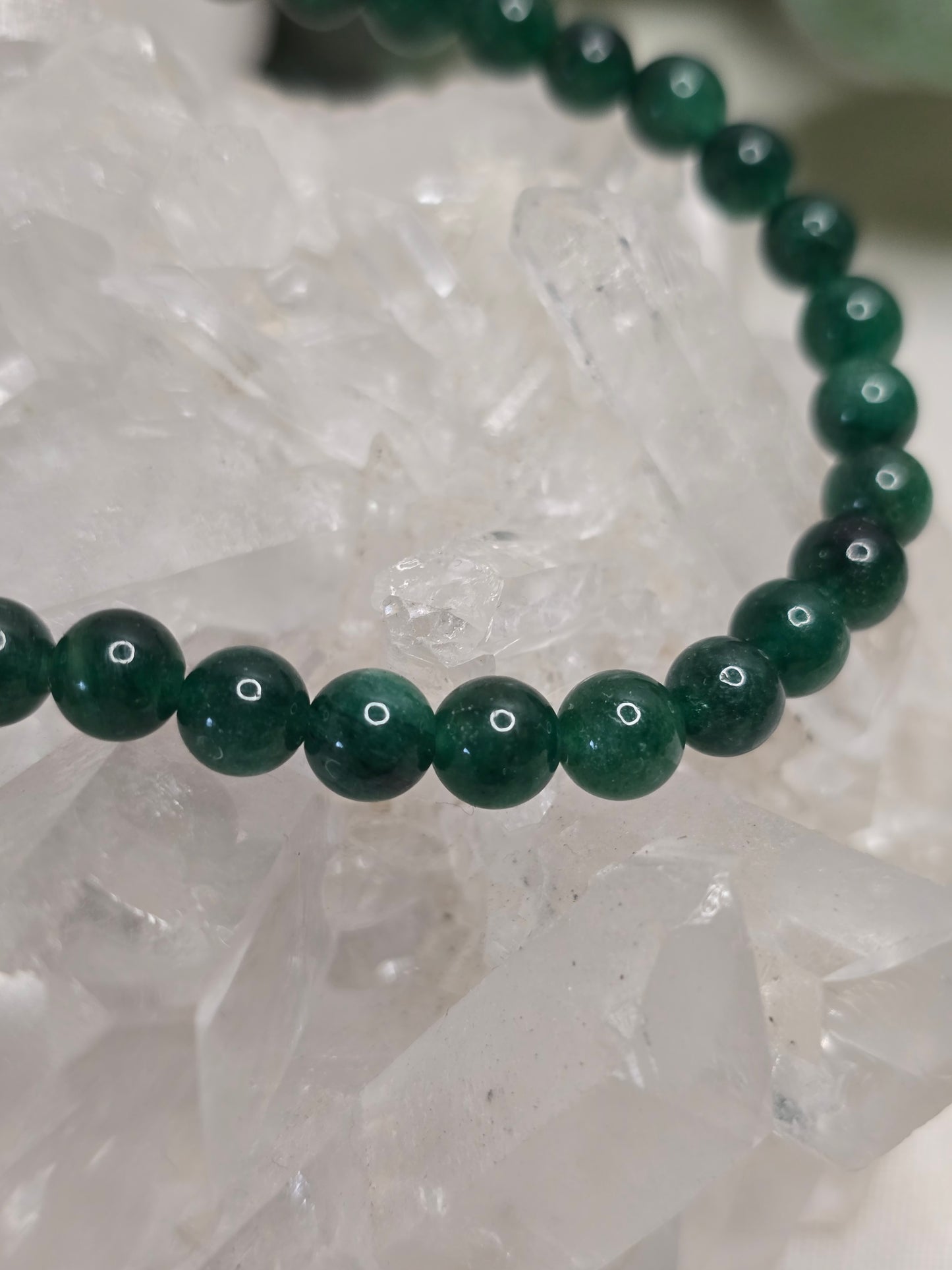 Armband Sternaventurin – 6 mm Kugeln, handgefertigt & maßgefertigt (XS–XL)