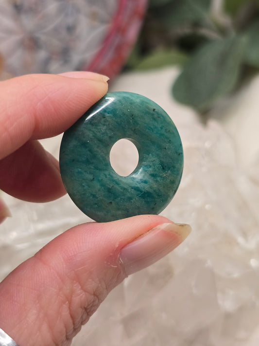 Amazonit Donut - 30mm