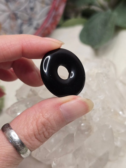 Obsidian Donut - 30mm