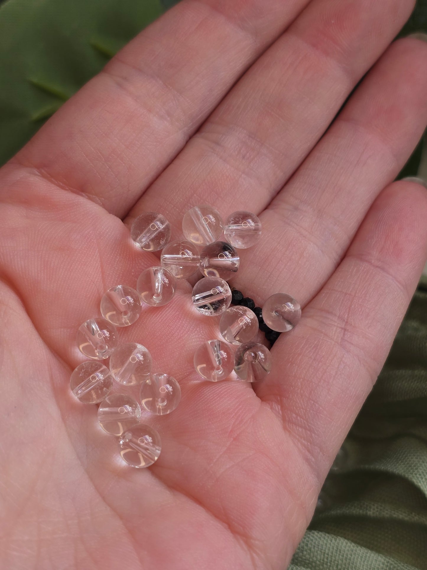 Bergkristall Perlen 6 mm – A-Qualität | 20 Stück für Schmuck & DIY