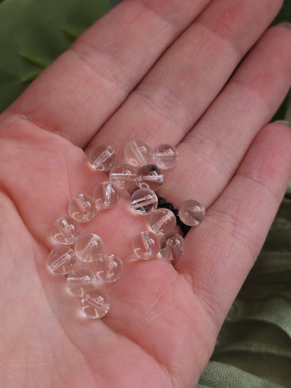 Bergkristall Perlen 6 mm – A-Qualität | 20 Stück für Schmuck & DIY