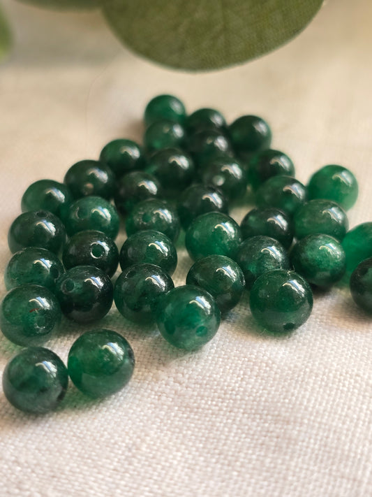Sternaventurin Perlen 6 mm – A-Qualität | 20 Stück für Schmuck & DIY