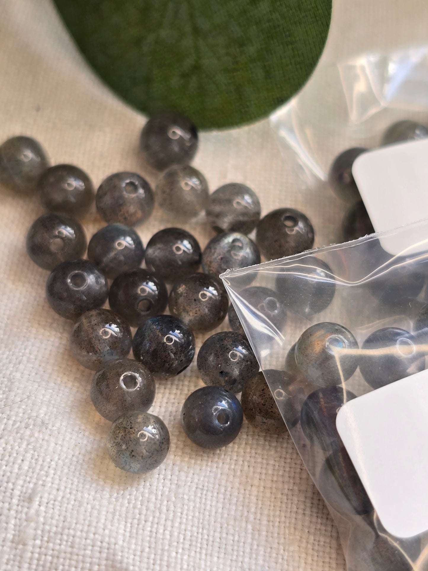 Labradorit Perlen 6 mm – A-Qualität | 20 Stück für Schmuck & DIY