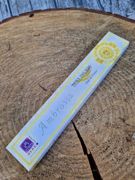 Berk Räucherstäbchen Ambrosia – 10 g, süß-würziger Duft für Harmonie & Wärme