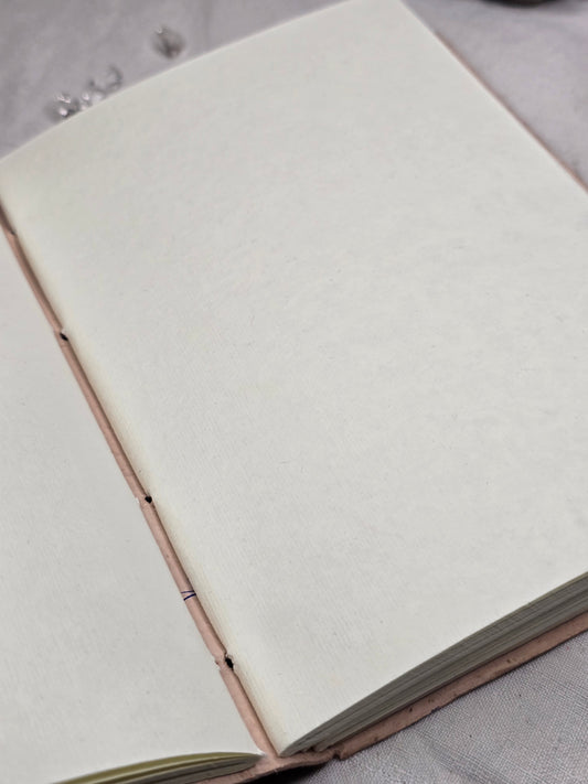 Notizbuch mit Ledereinband Blume des Lebens