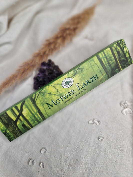 Green Tree Räucherstäbchen Mother Earth – 15 g, erdiger Duft für Ruhe & Balance