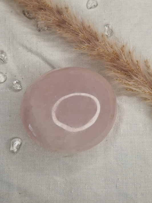 Rosenquarz Handsteine