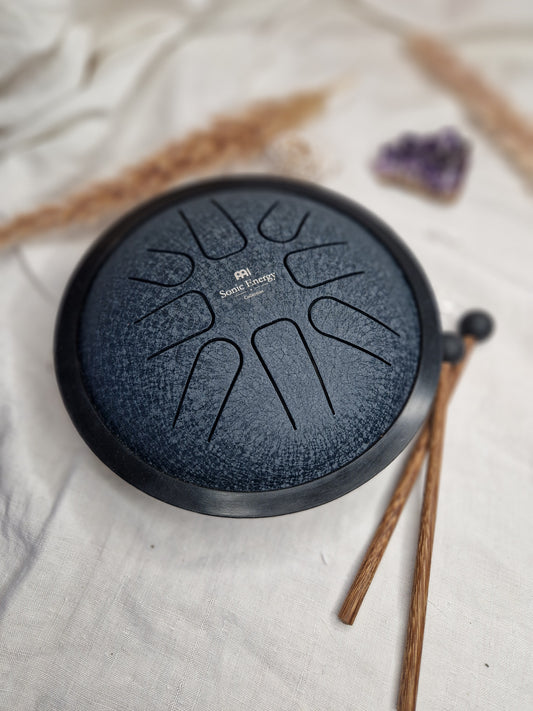 Small Steel Tongue Drum - navy blue