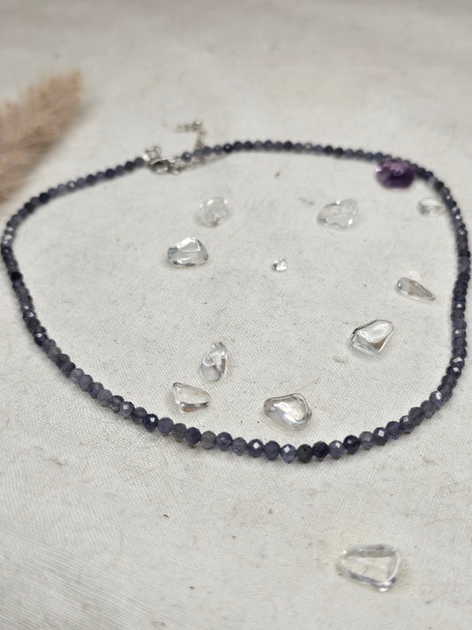 Kette mit fac. Iolith 925er Silber