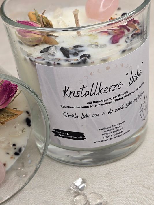Kristallkerze "Liebe"