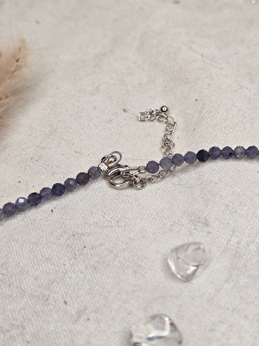 Kette mit fac. Iolith 925er Silber