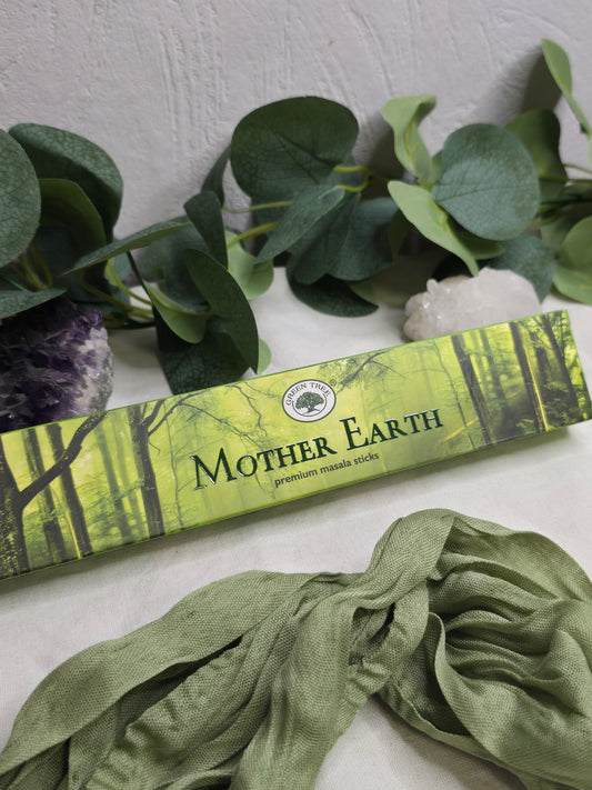 Green Tree Räucherstäbchen Mother Earth – 15 g, erdiger Duft für Ruhe & Balance