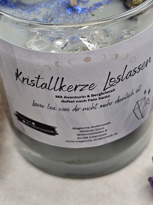 Kristallkerze "Loslassen"