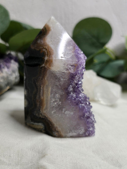 Amethyst Turm – Kristallspitze ca. 7 × 5,5 cm