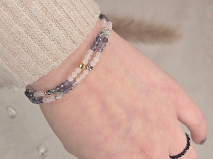 Harmonie der Elemente-Perlenarmband facettiert