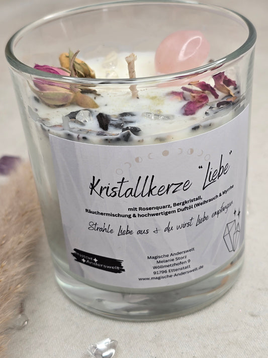 Kristallkerze "Liebe"