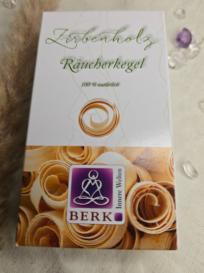 Zirbenholz Räucherkegel